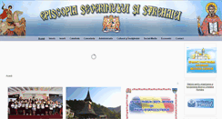 Desktop Screenshot of episcopiaseverinului.ro